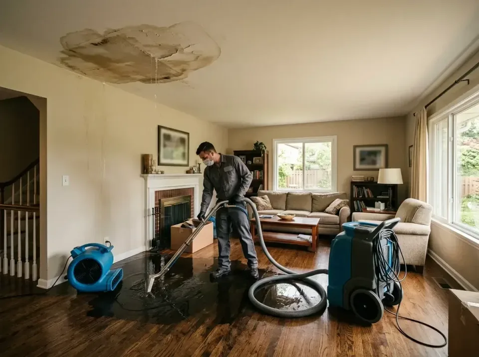 attic-pipe-burst-ceiling-drip-008 — frequently asked questions, Water Damage Restoration & Carpet Care in Lehighton, PA